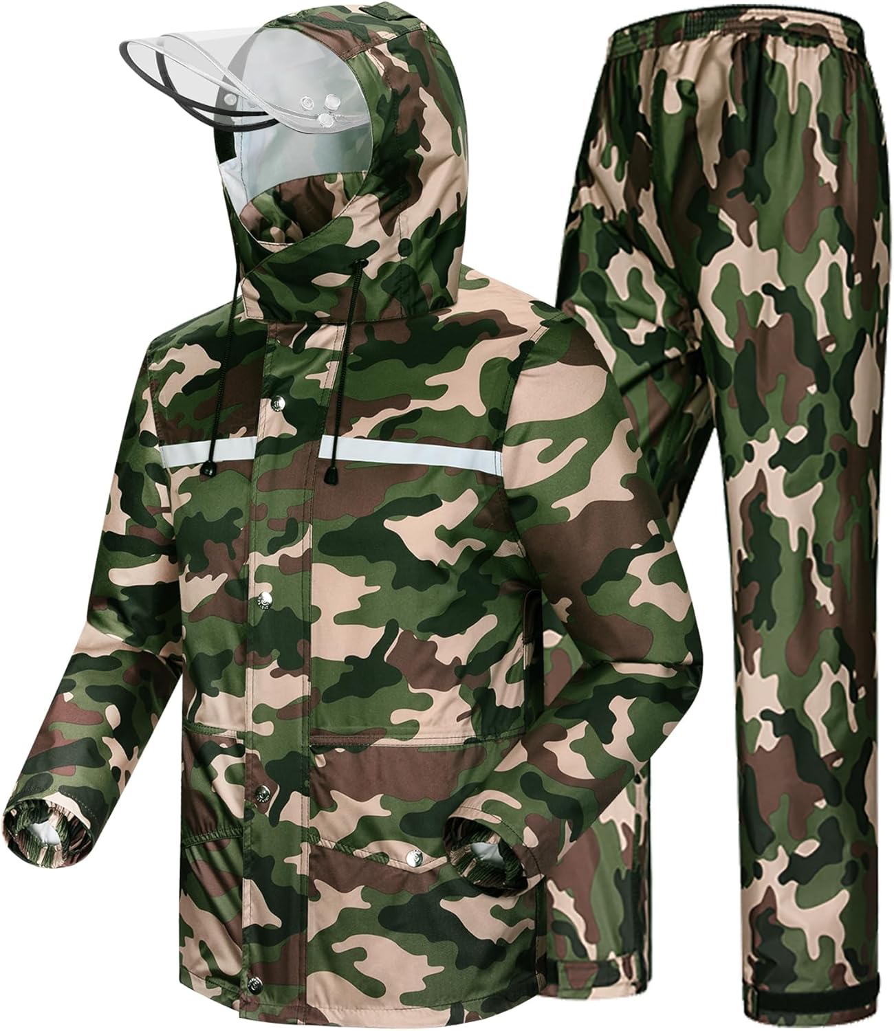 iCreek Rain Suit Waterproof Jacket and Trouser for All Sports