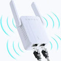 WiFi Extender Long Range 1200Mbps Dual Band - Stable Home Booster