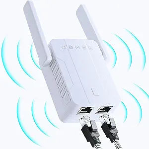 Ywauou WiFi Extender Long Range 1200Mbps Internet Booster
