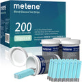 Metene TD-4116 Blood Glucose Test Strips - 200 Count, Fast Accurate