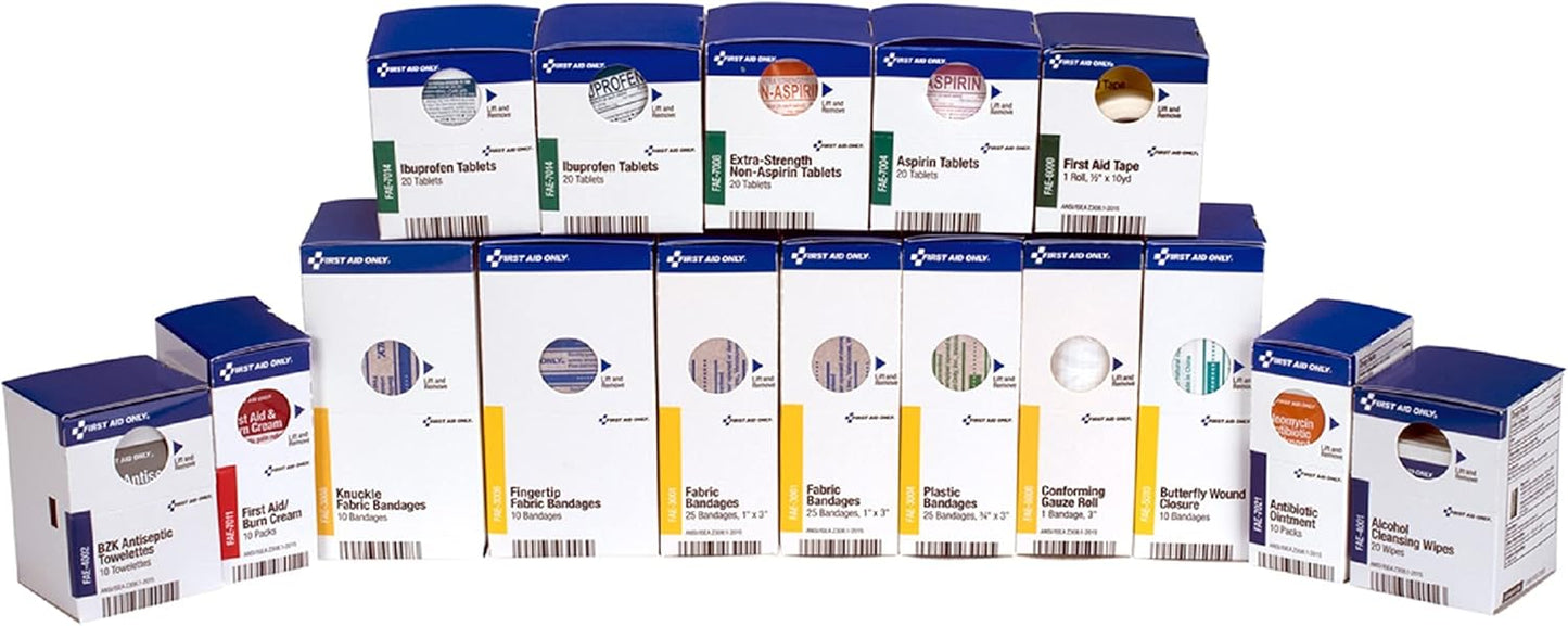 SmartCompliance 50-Person First Aid Kit Refill Supplies for Safety