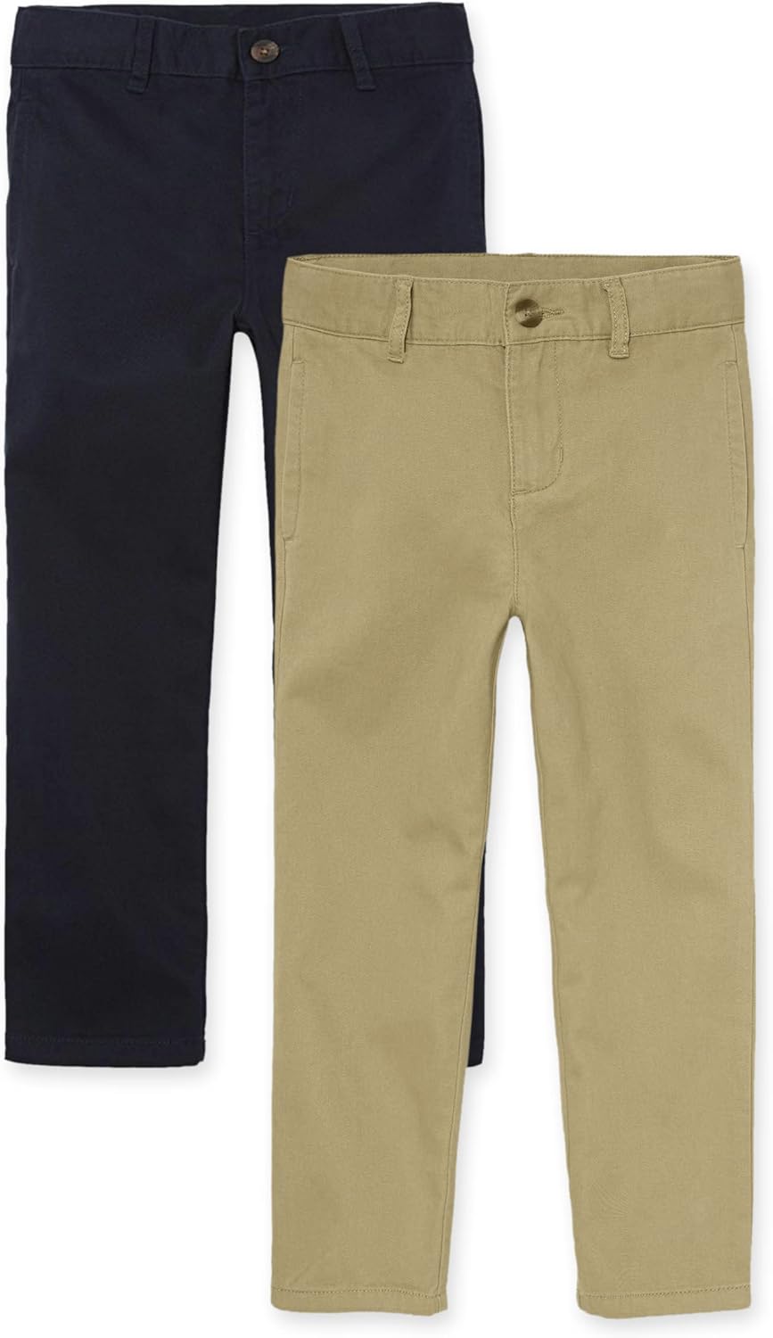 Boys Stretch Chino Pants Multipack for Comfortable Style