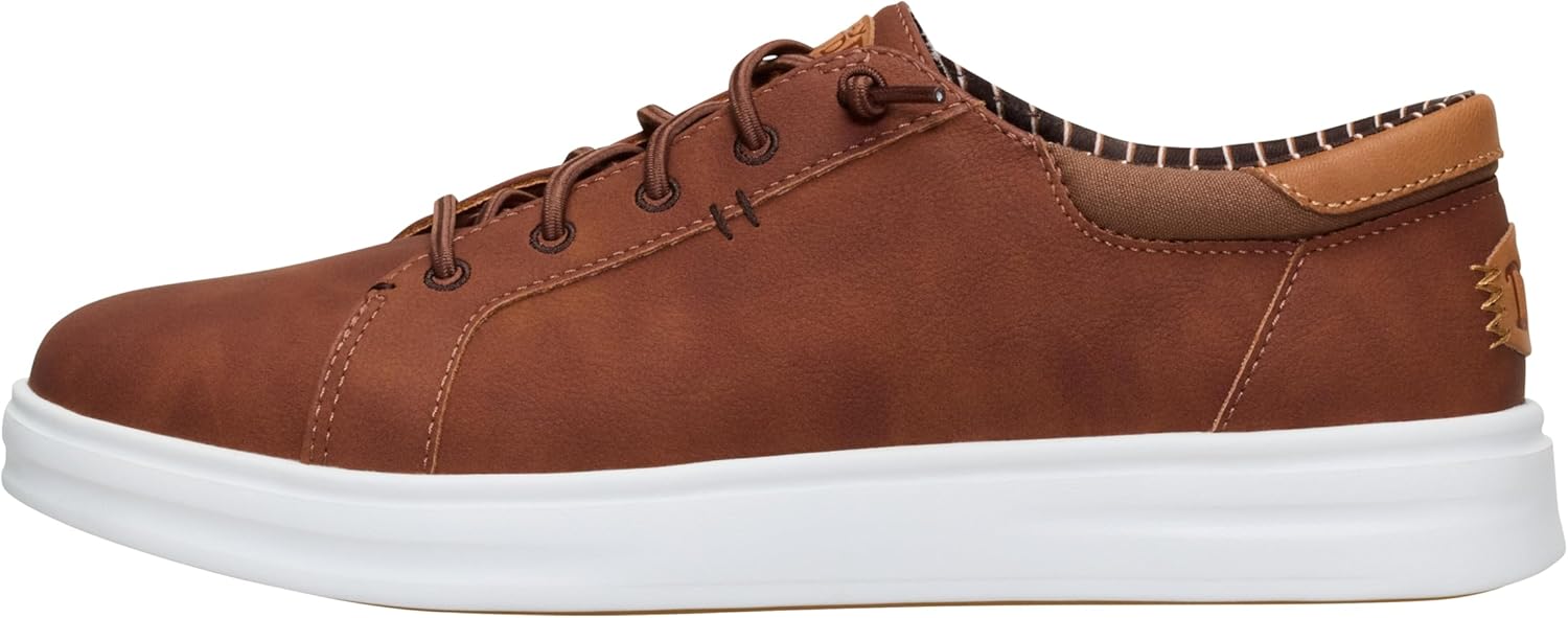 HEYDUDE Mens Paul Pro Lightweight Slip-On Sneakers for Comfort