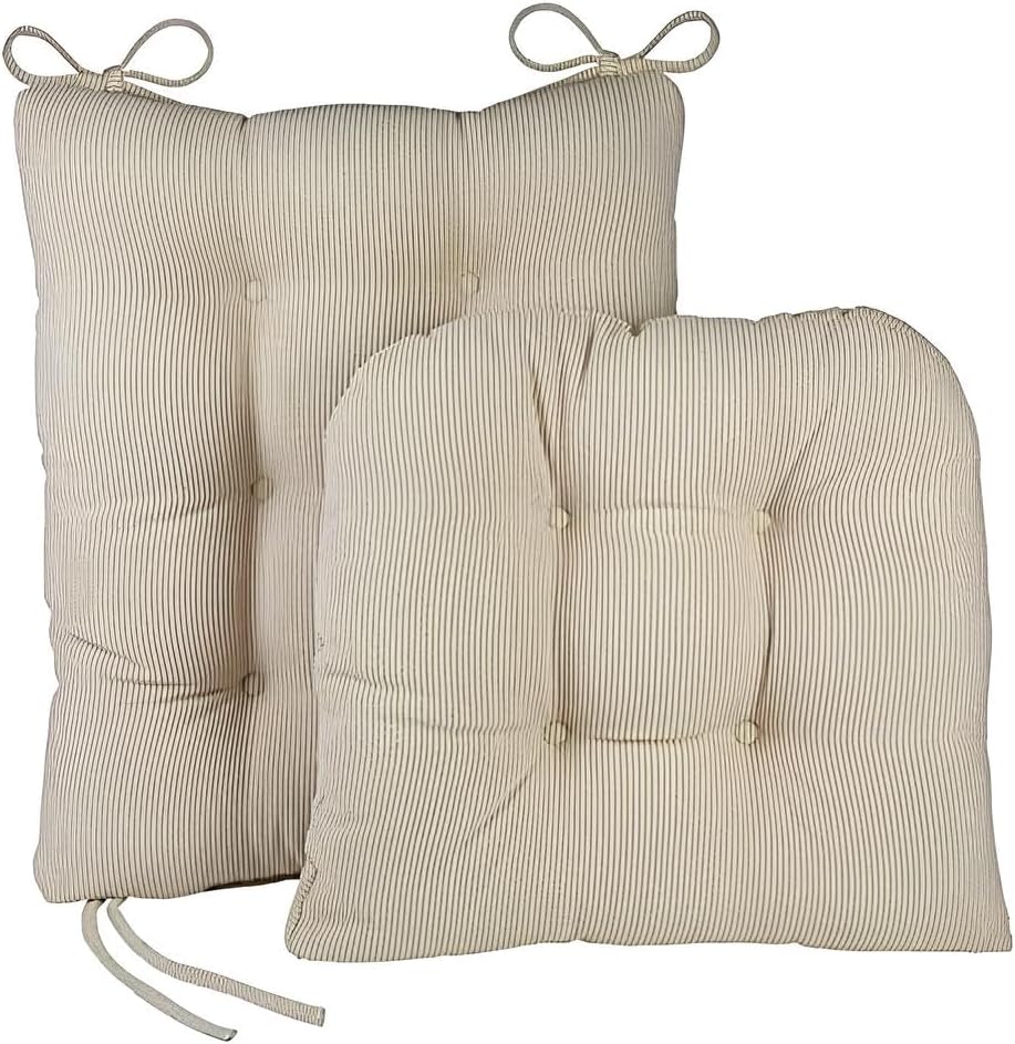 Klear Vu Omega Non-Slip Rocking Chair Cushion Set for Comfort