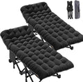 Oversized XXL Folding Camping Cot for Adults - Heavy Duty Bed