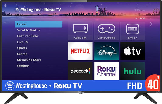 Westinghouse 40 Roku TV: Full HD Smart LED with Wi-Fi & Voice Control