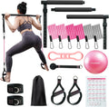 Pilates Bar Kit with Resistance Bands - Portable Full Body Trainer
