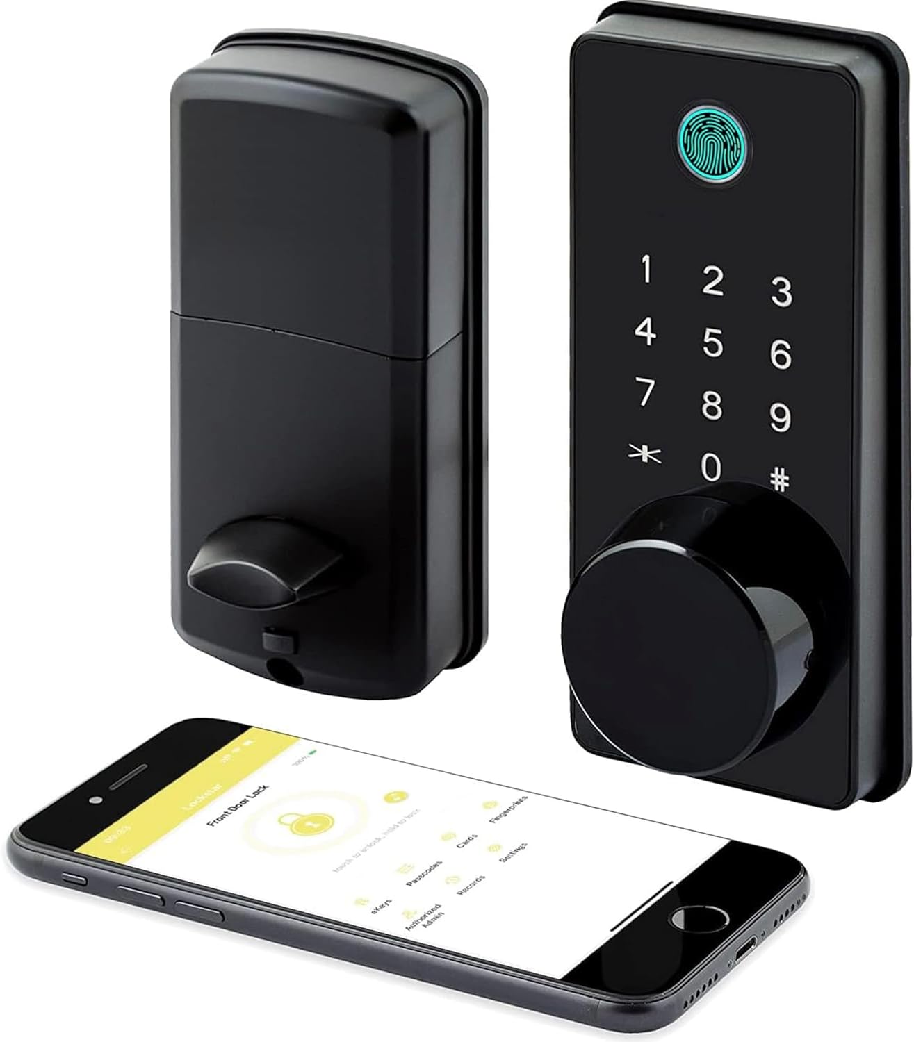 LOCKSTAR Smart Door Lock with Keyless Entry and Multiple Methods