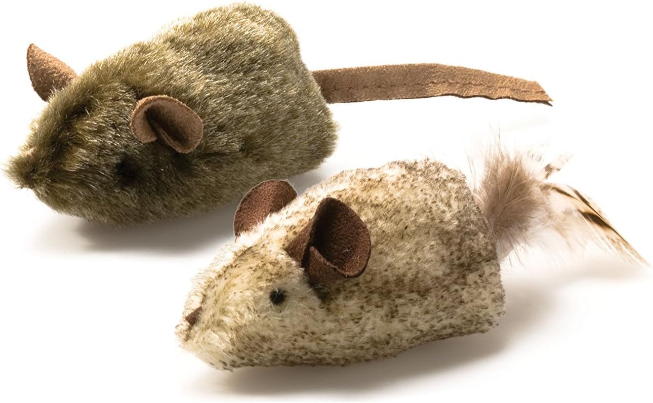 Interactive Cat Toy: Real Mouse Sound Duo!