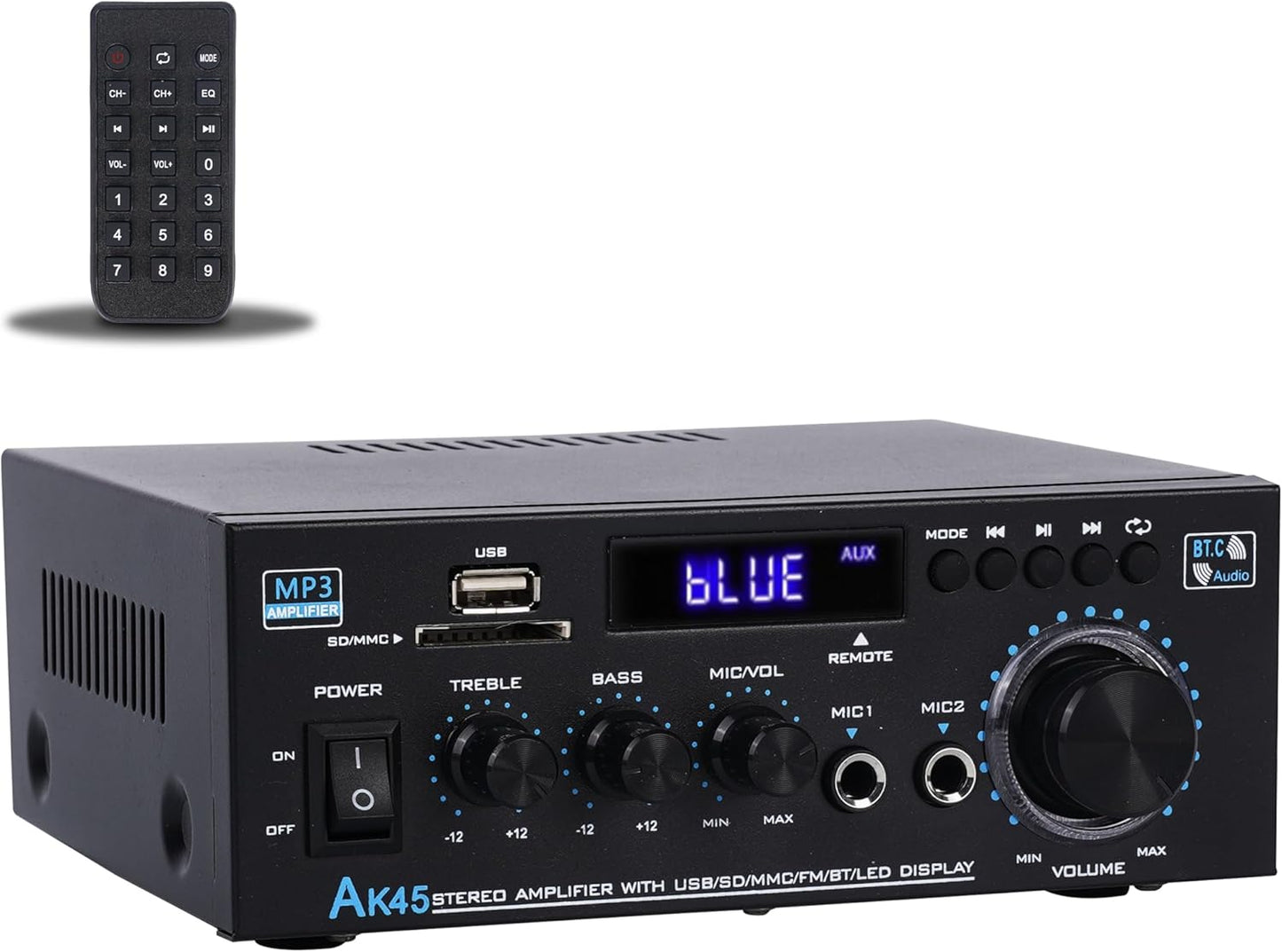 Stereo Audio AK45 Amplifier for Home Theater and Karaoke Fun