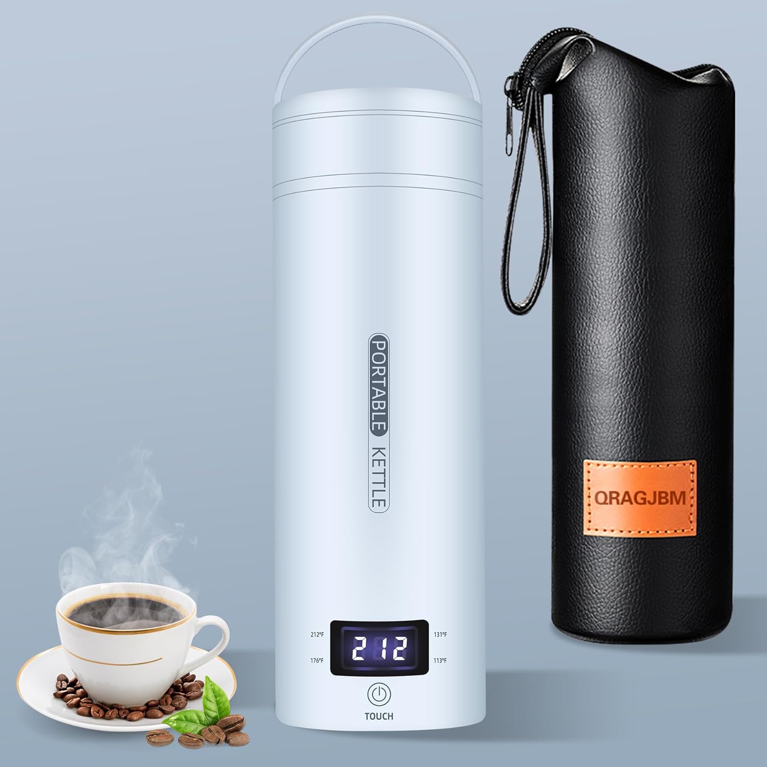 Portable Electric Kettle for Travel - Mini Tea Coffee Boiler