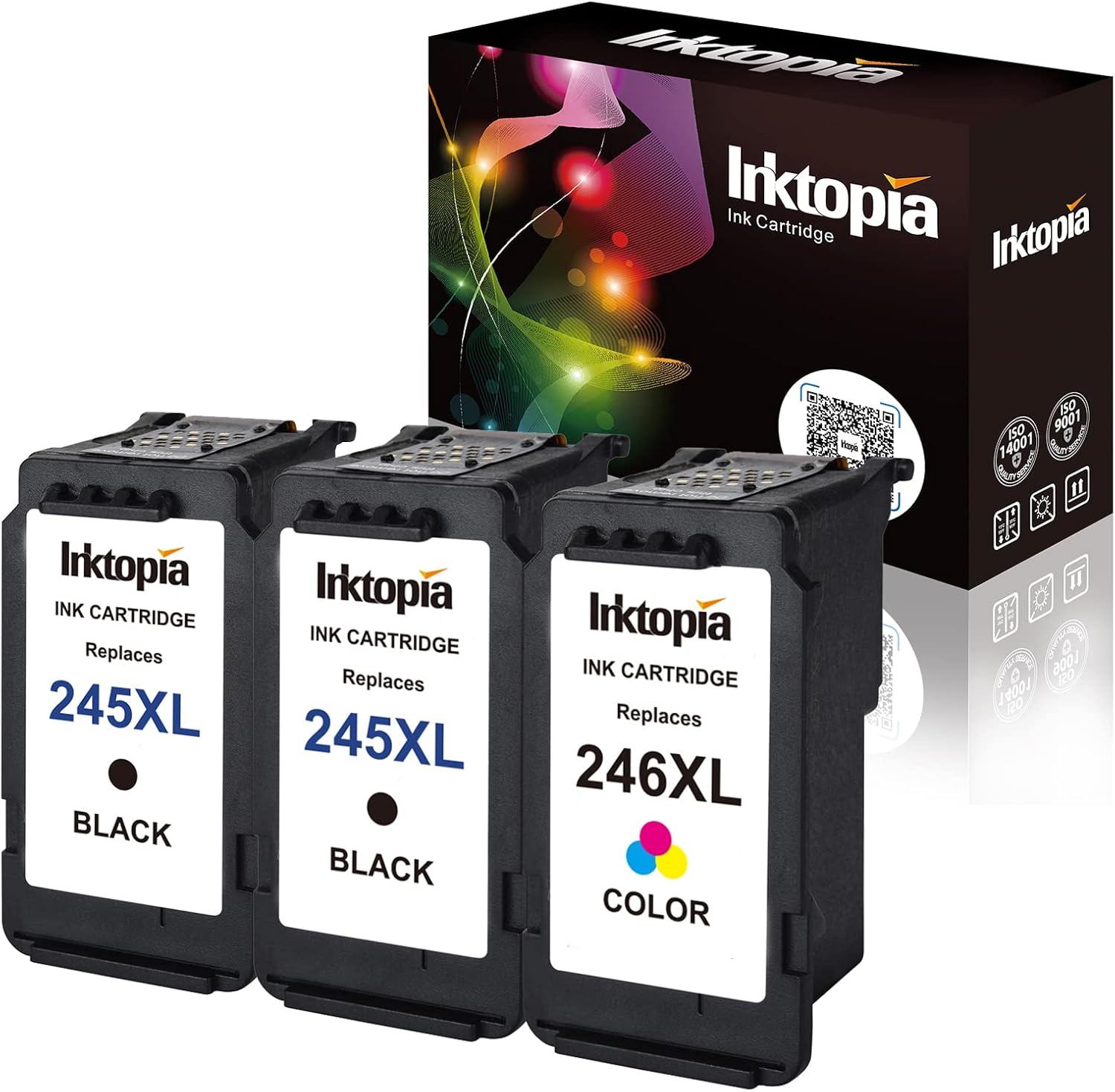 Inktopia Compatible Ink Cartridge for Canon PG 245XL 246XL Printers