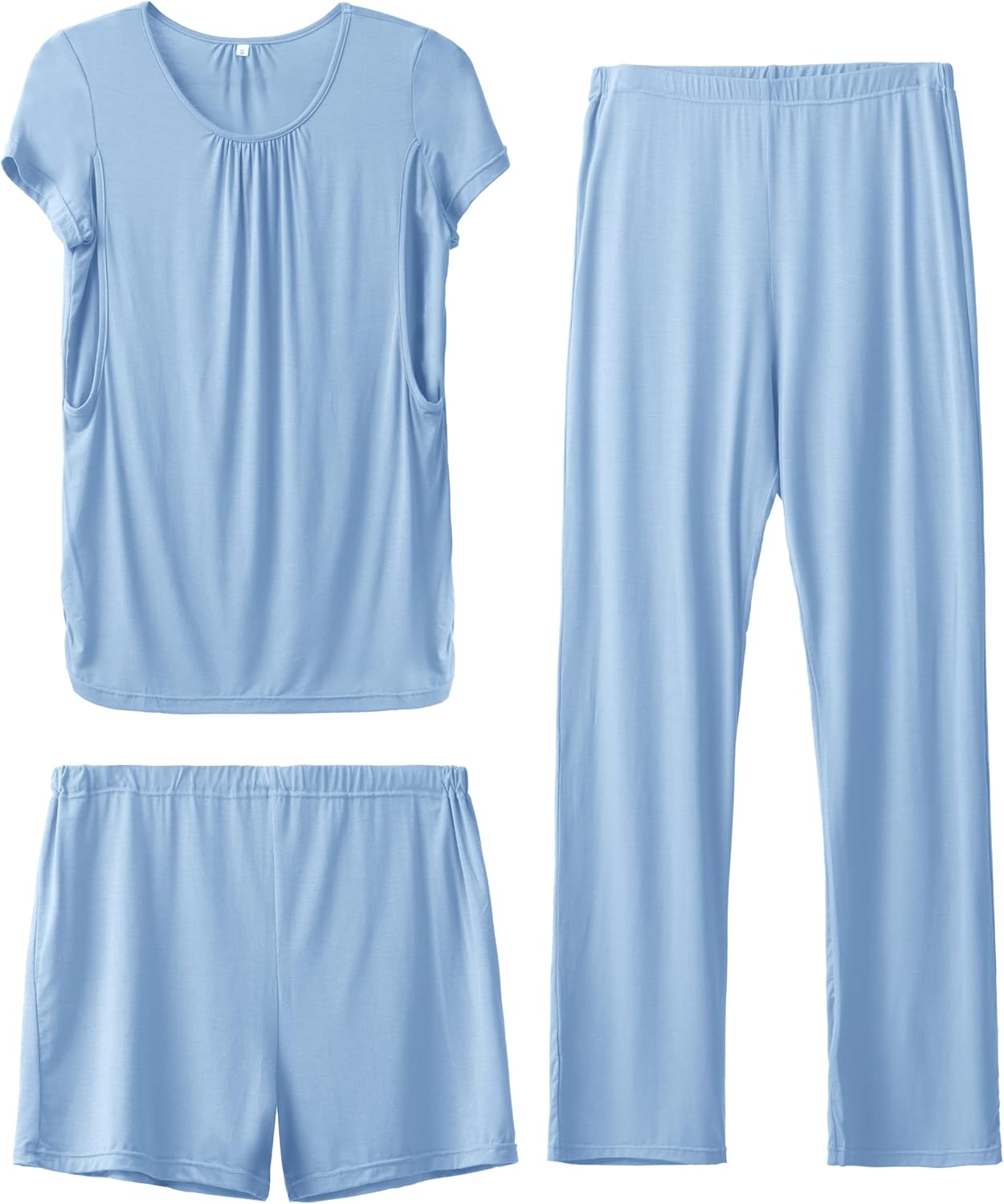 SUNNYBUY Womens Maternity Nursing Pajamas Set for Comfort