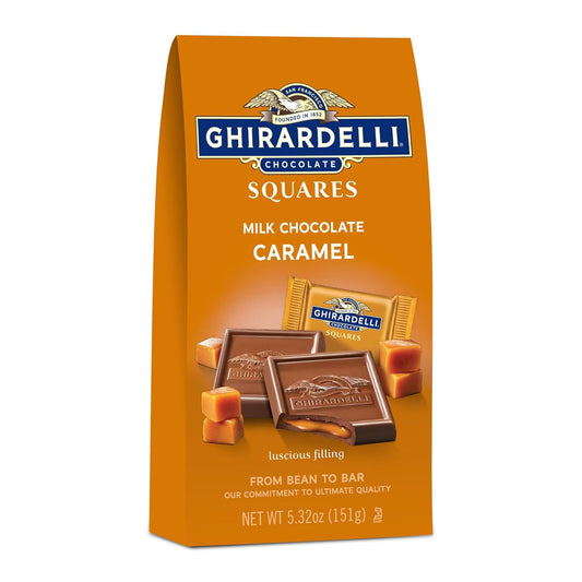 GHIRARDELLI Milk Chocolate Squares with Caramel Filling