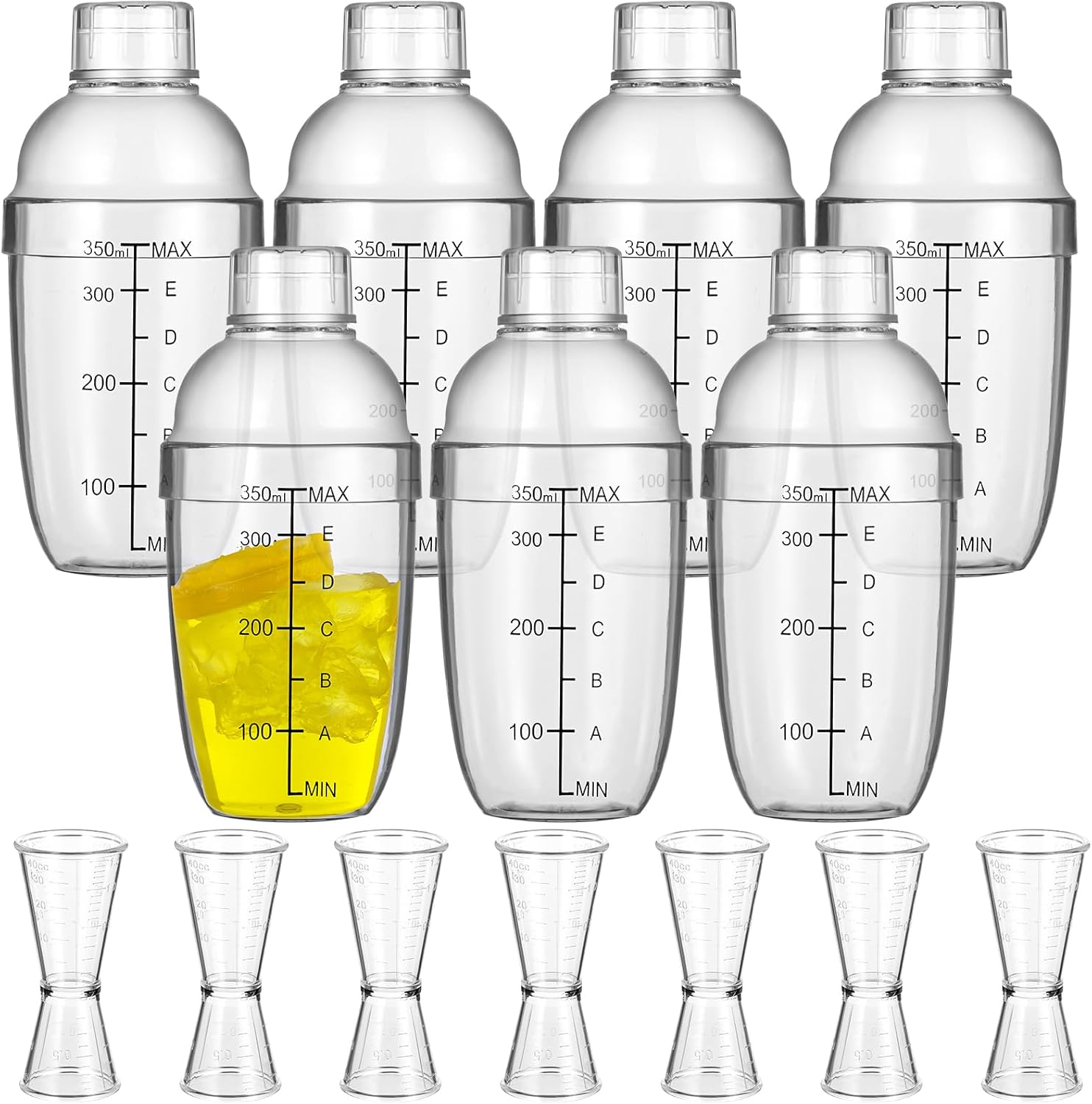 Yinder 7-Piece Cocktail Shaker Set - Mix Drinks Like a Pro!