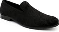 Men's Velvet Loafers - Embossed Paisley Slip-On Loafer