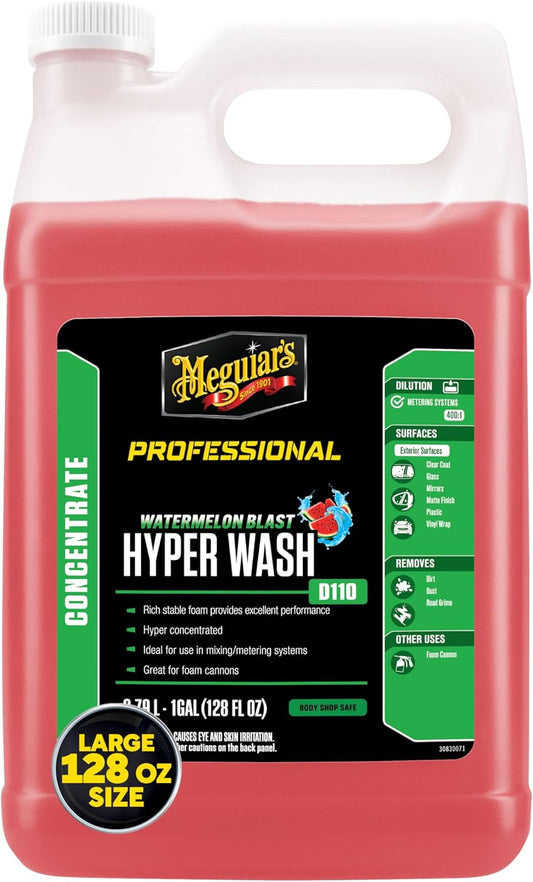Meguiar's D110 Hyper Wash: Foaming Car Wash for a Rich Shine