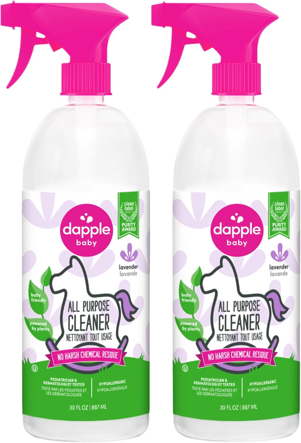 Plant-Powered Dapple Baby Cleaning Spray x2