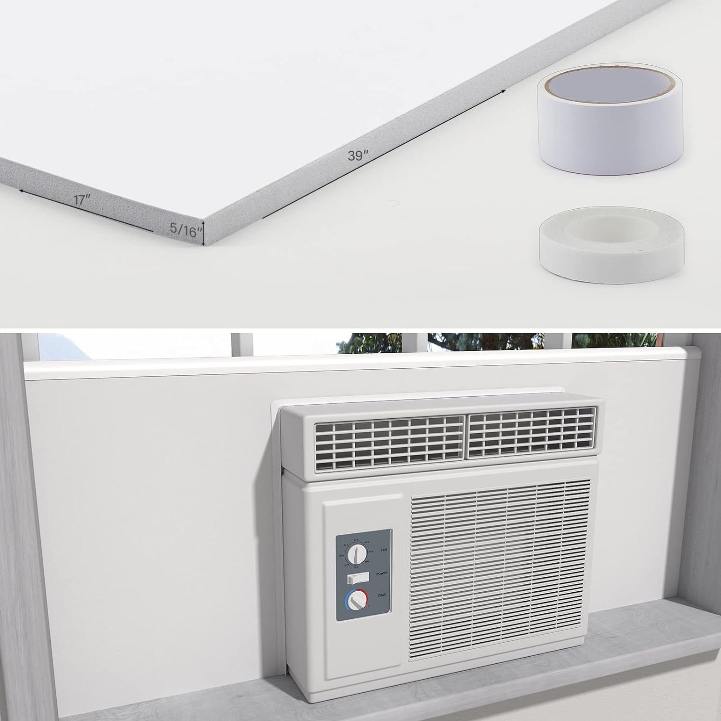 Insulated Foam Window Seal for Year-Round Comfort