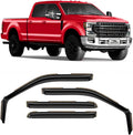 Voron Glass In-Channel Rain Guards for Ford Super Duty Crew Cab