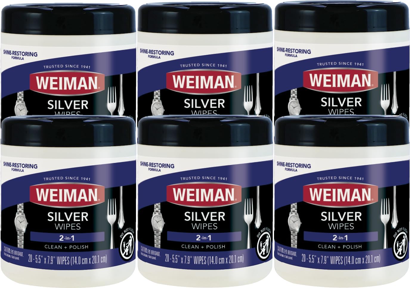 Weiman Silver Wipes - Effective Cleaner for Jewelry Care