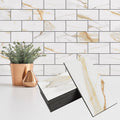 Peel and Stick Backsplash 100 Pieces 3x6 Calacatta Gold - Easy Upgrade