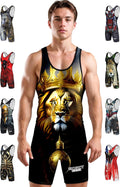 Wrestling Singlet for Men & Boys - Sublimated Compression Fit