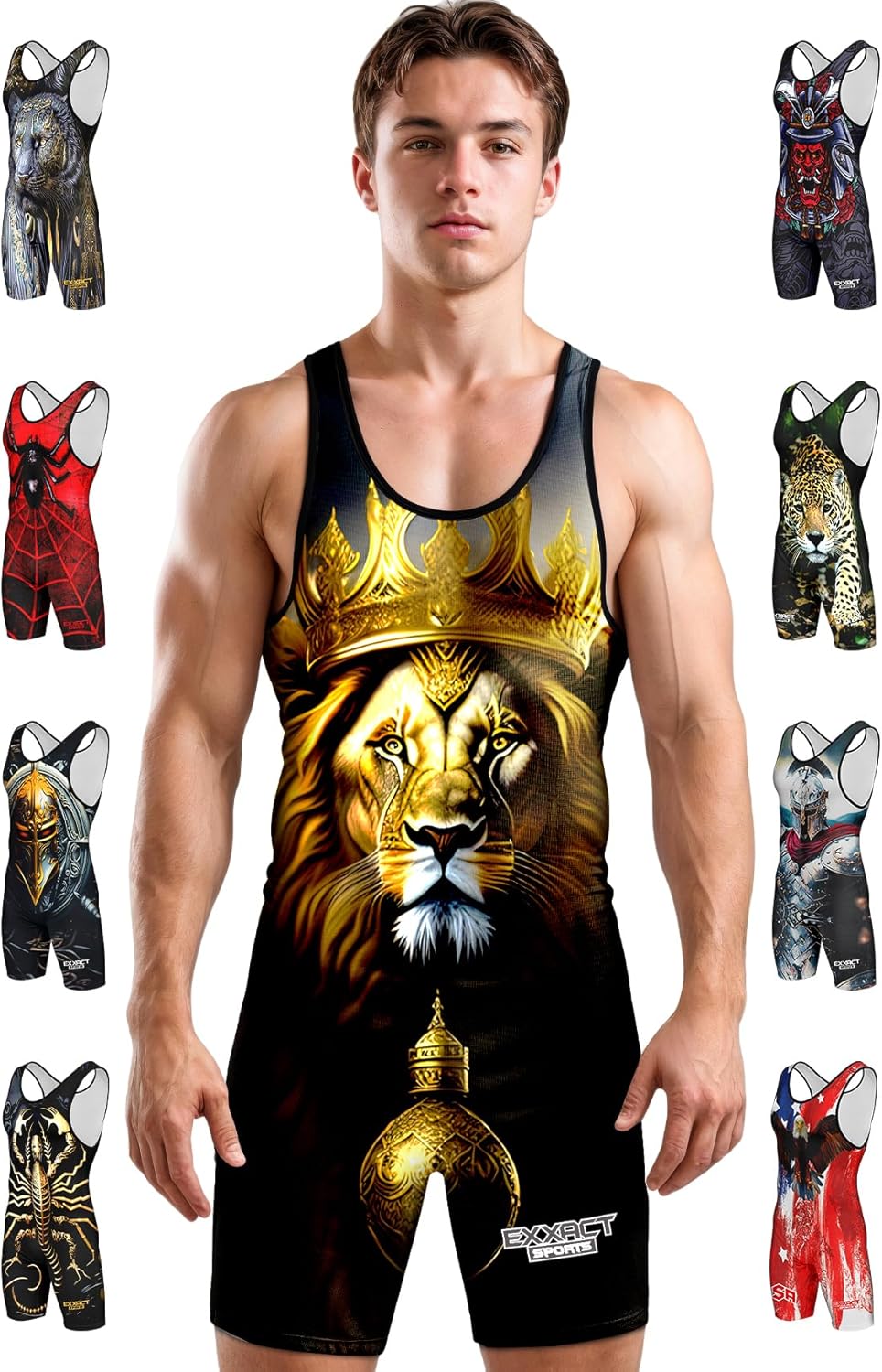 Exxact Sports Wrestling Singlet for Men & Boys - Premium Gear
