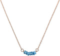 Jewelry Birthstone Bar Necklace - Personalized Layering Necklace Anne