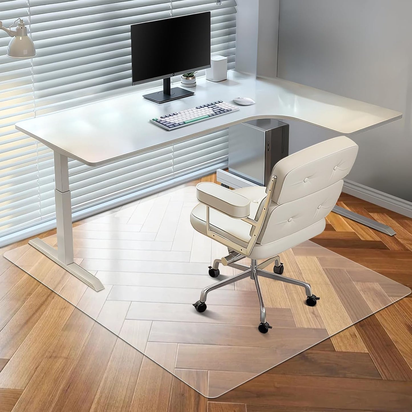 Vicwe Chair Mat for Hardwood Floors - Durable Office Protector