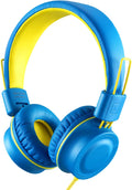 Kids Headphones Foldable On-Ear Wired Headset - Durable Comfort