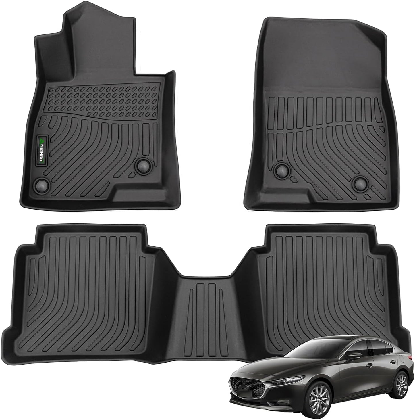 Custom Fit All Weather Floor Mats for Mazda 6 2014-2021