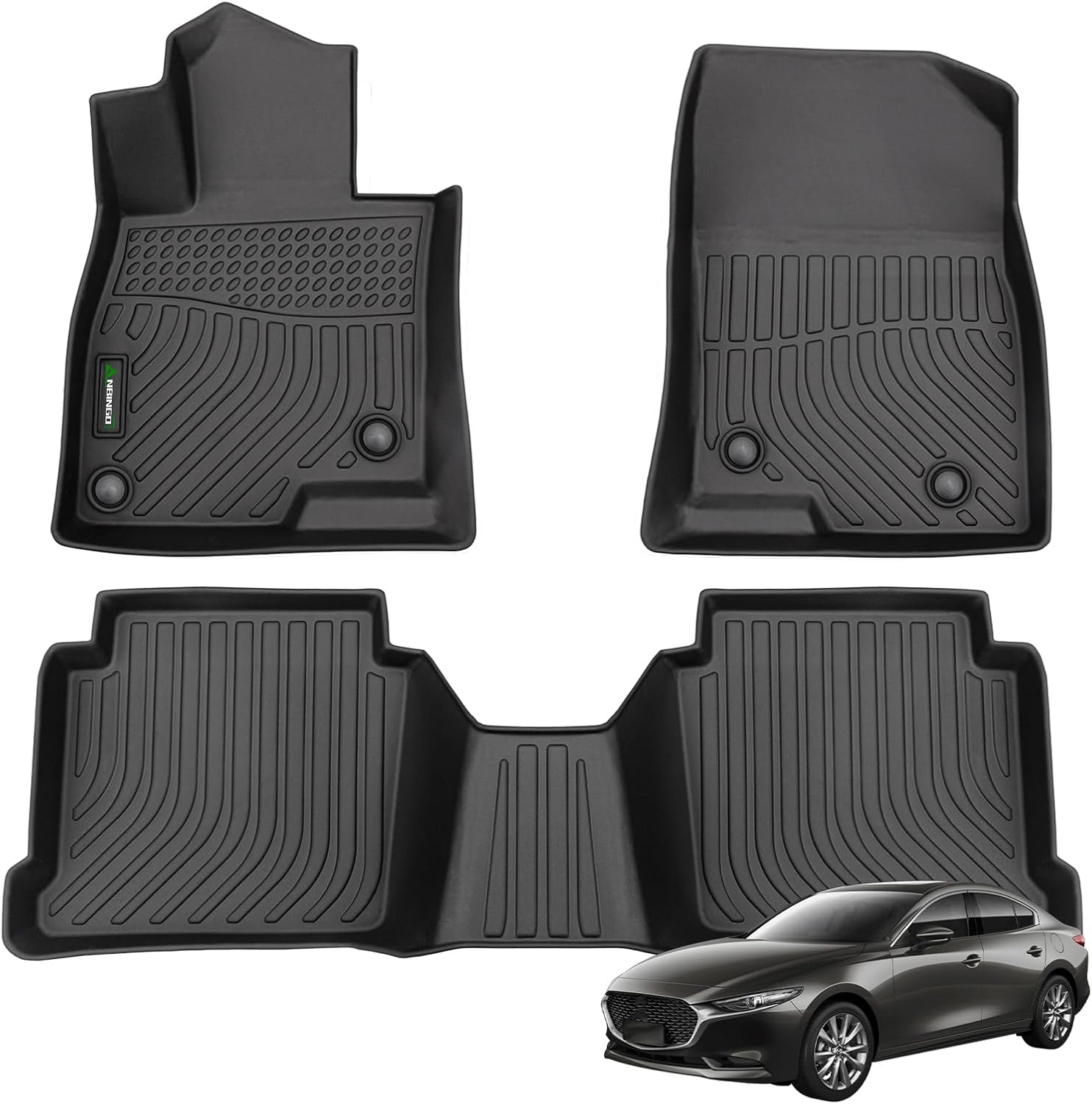 Custom Fit All Weather Floor Mats for Mazda 6 2014-2021