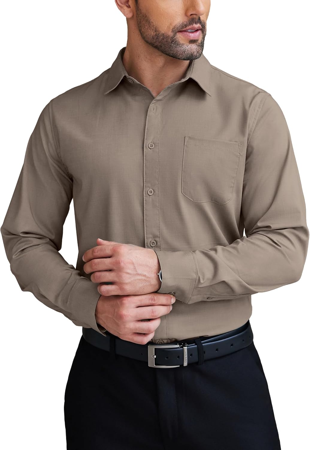 COOFANDY Mens Dress Shirts for Formal and Business Wear