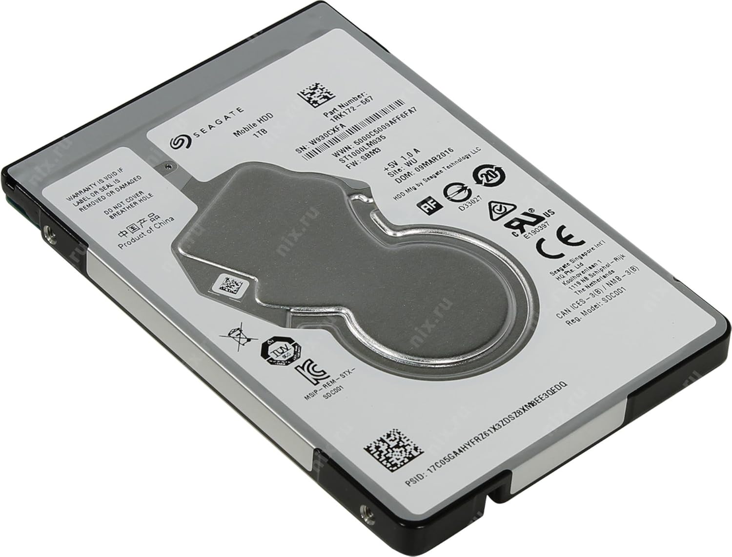 Seagate 1TB Laptop HDD - Fast SATA 6Gb/s Speeds!