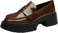 Women's Leah Platform Loved Leather Loafer - Chunky Lug Style