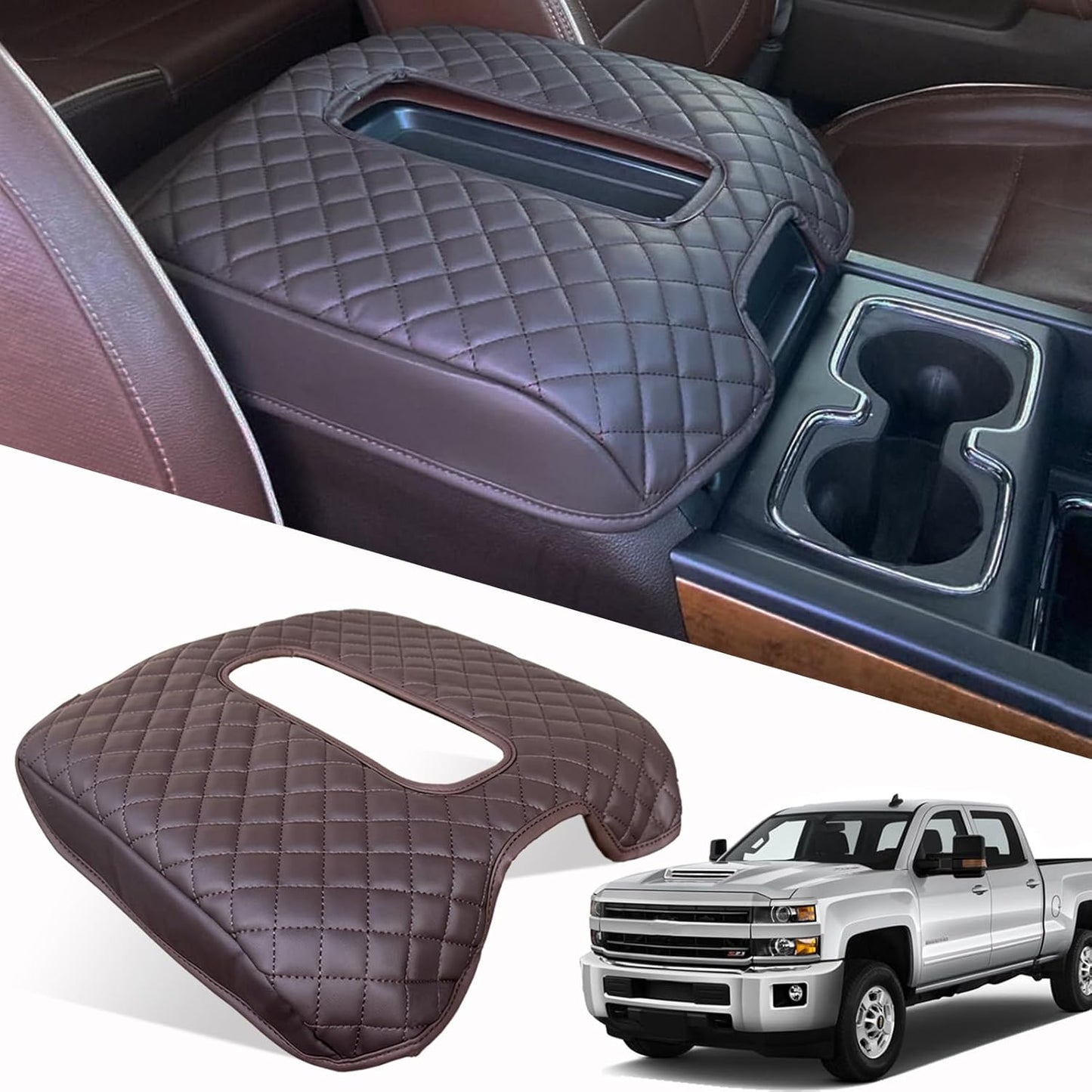 Center Console Cover for Chevy Silverado & GMC Sierra 2014-2018
