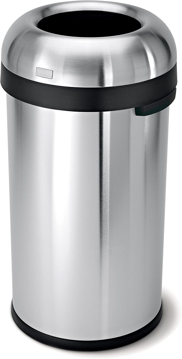 60 Liter Bullet Open Top Trash Can for Commercial Use