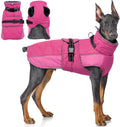 Warm Dog Jacket with Turtleneck - Reflective Waterproof Winter Coat