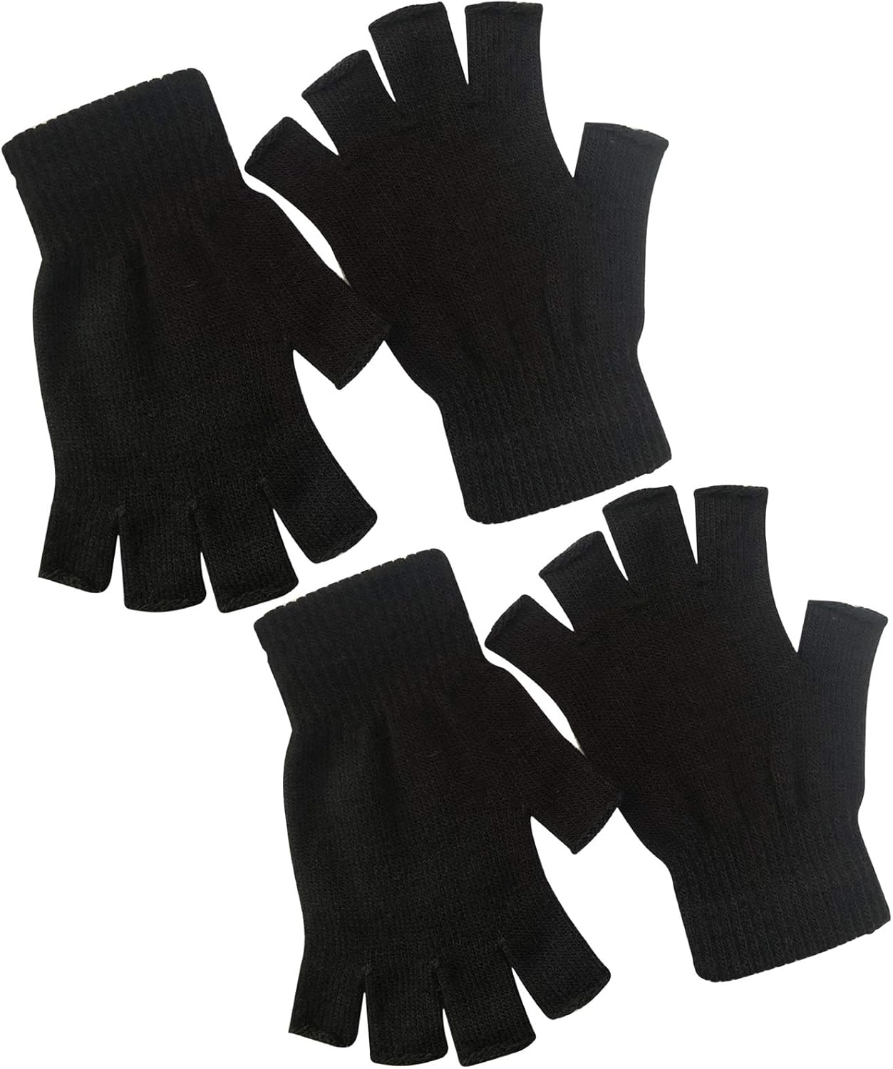 Touchscreen Winter Gloves - Warm Knit, One Size Fits All