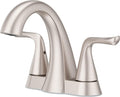 Pfister Willa Bathroom Sink Faucet 4-in Centerset 2-Handle - Easy