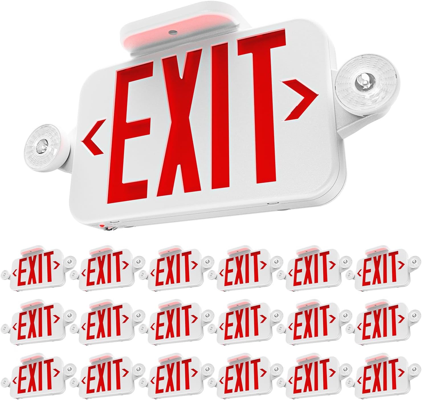Sunco 18 Pack LED Exit Sign With Emergency Lights Review