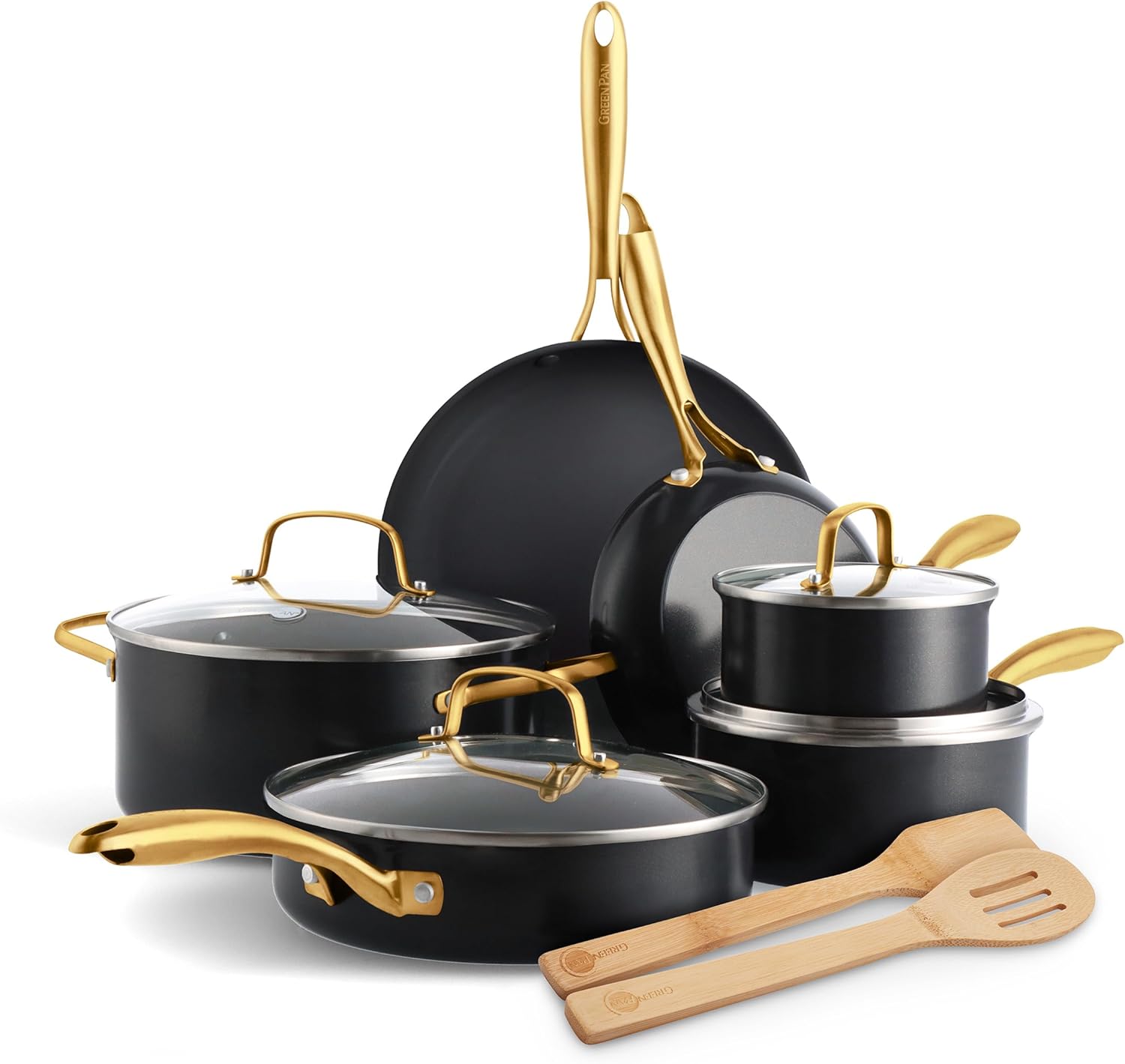 GreenPan Swift 12 Piece Cookware Set for Healthy Cooking