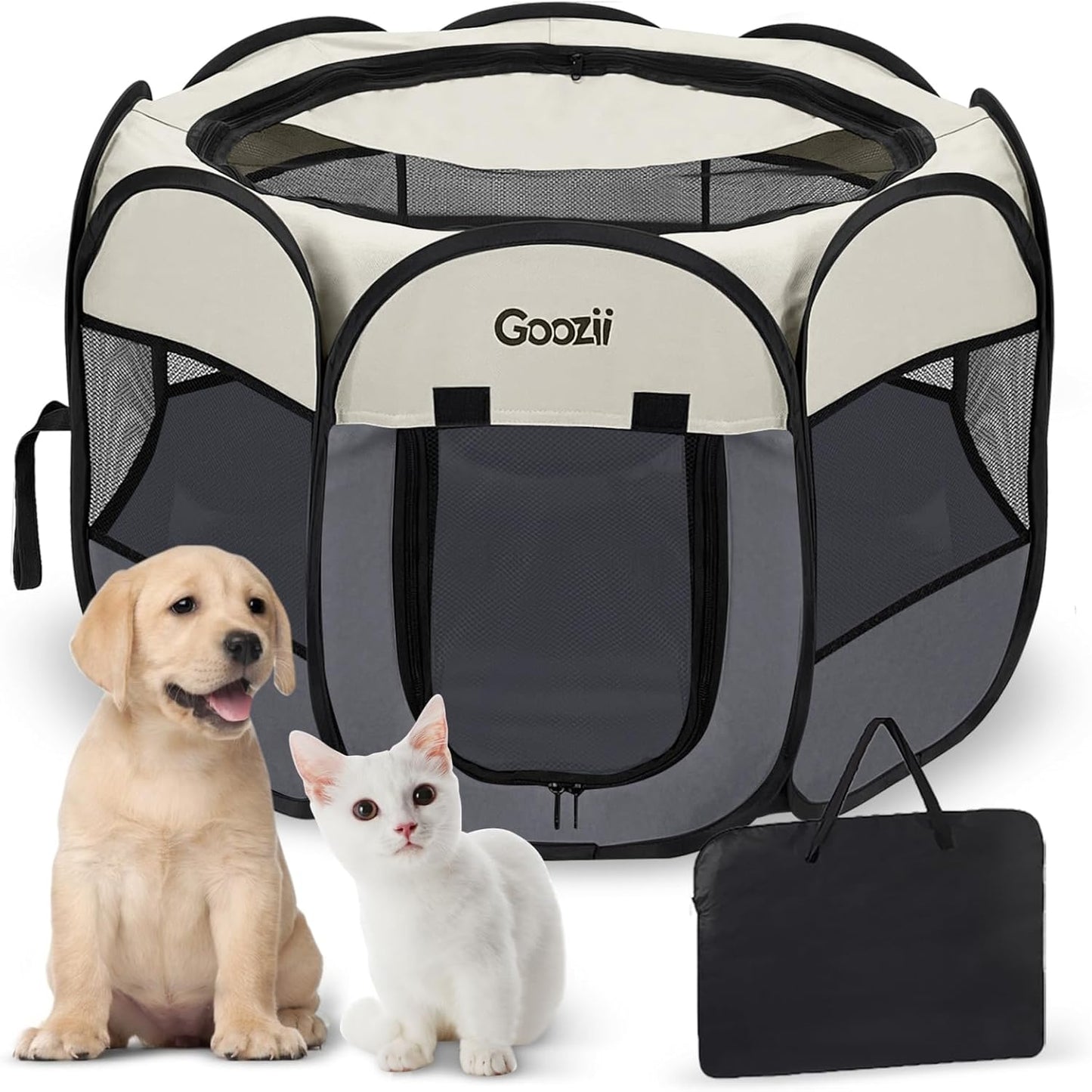 Pet Cat Playpen for Indoor Cats and Outdoor Travel Use