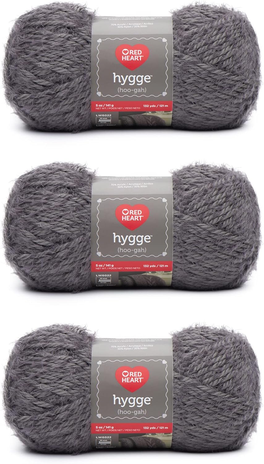 Red Heart Hygge Yarn for Cozy Knitting and Crochet Projects