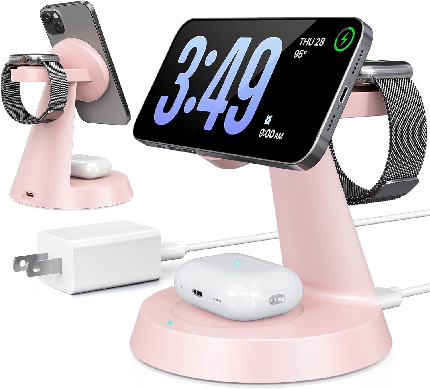 3-in-1 Apple Wireless Charger - Fast Charging