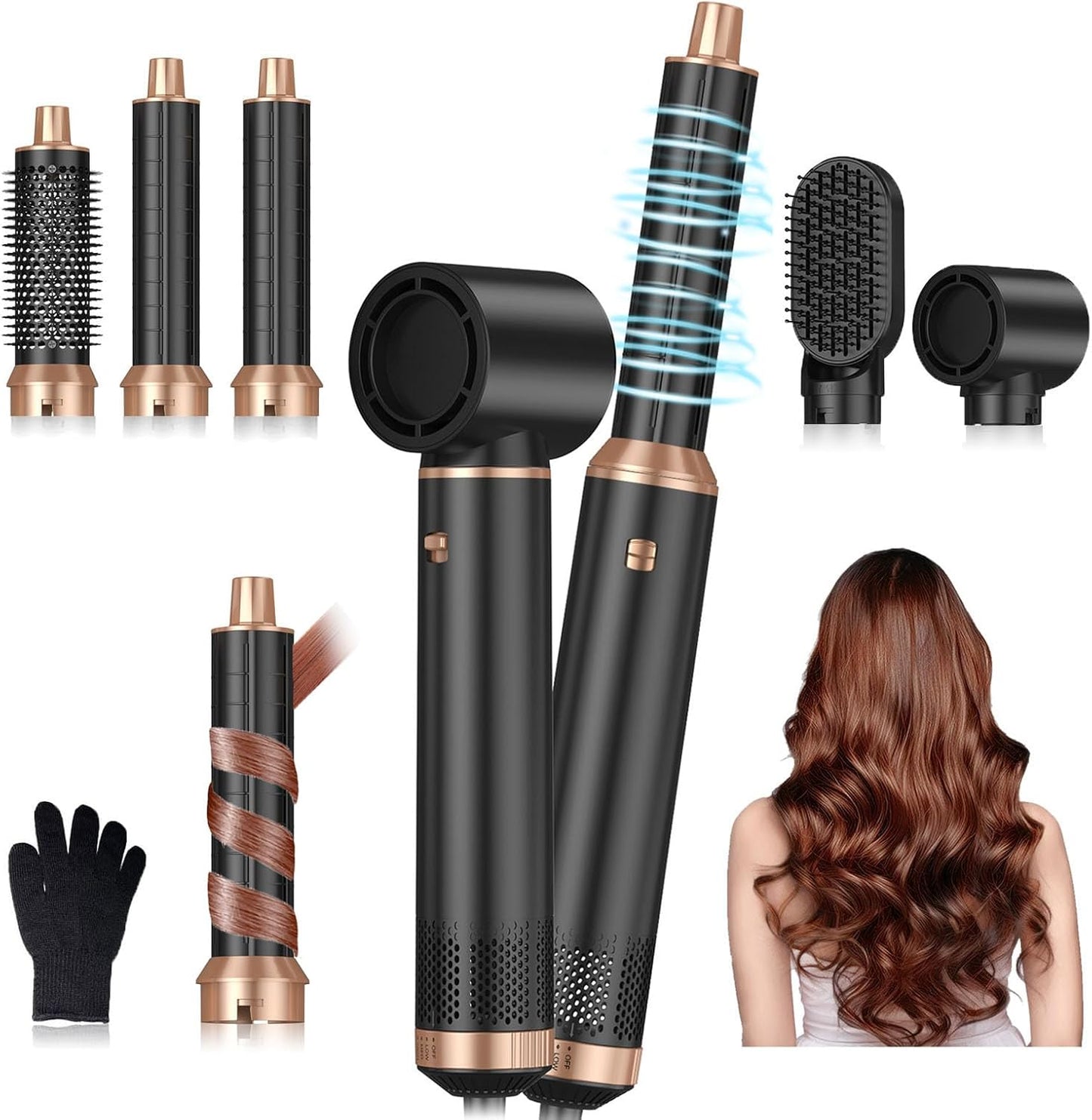 Yitrust 5-in-1 Hot Air Styler - Fast Styling!