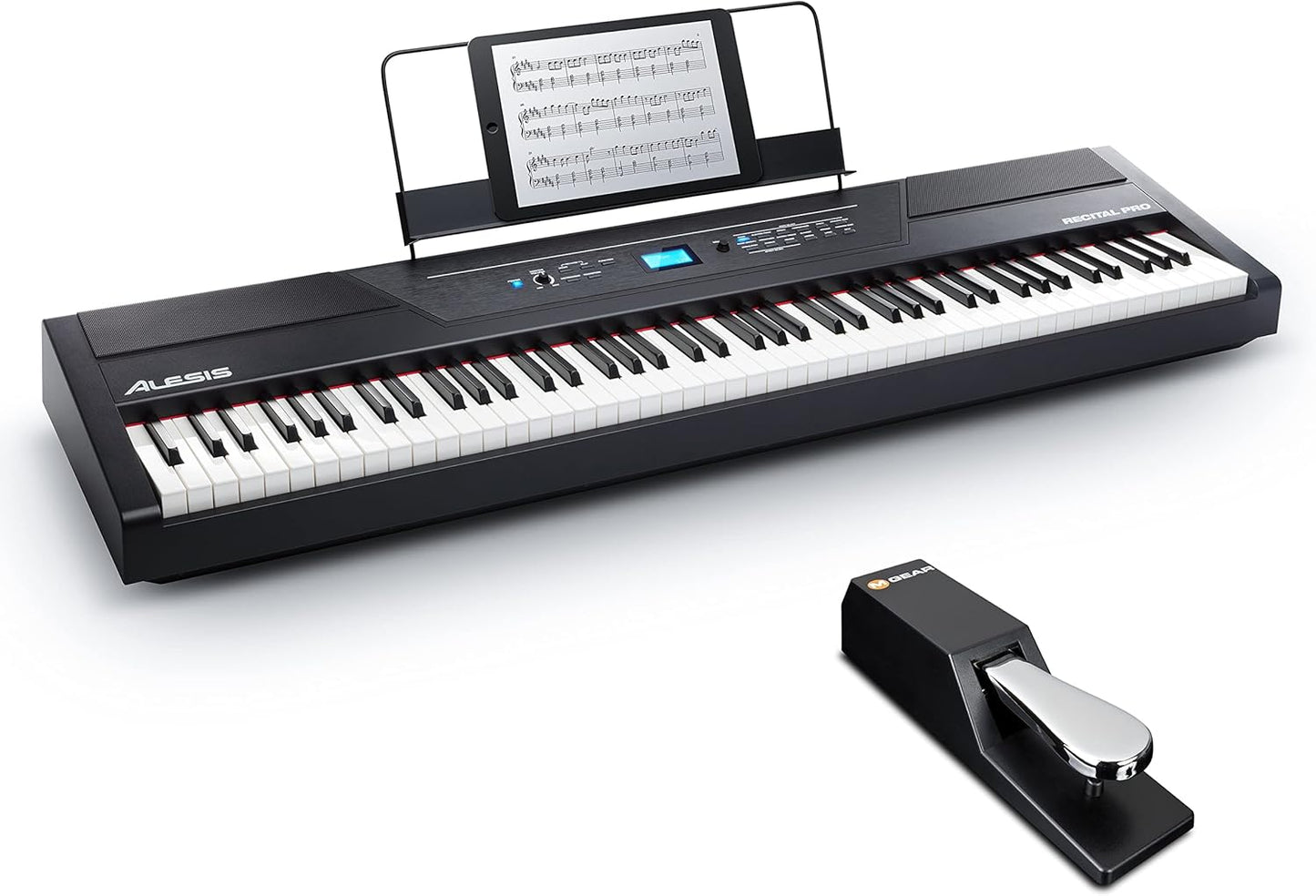 Alesis Recital Pro Electric Keyboard with 88 Weighted Keys