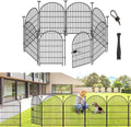 ADAVIN Garden Fence Animal Barrier with Gate for Dogs and Rabbits