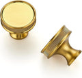 Brushed Gold Cabinet Knobs 20 Pack 30mm Knurled - Durable Finish